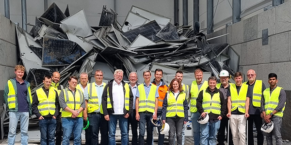 Besuch bei Reiling PV-Recycling GmbH & Co. KG